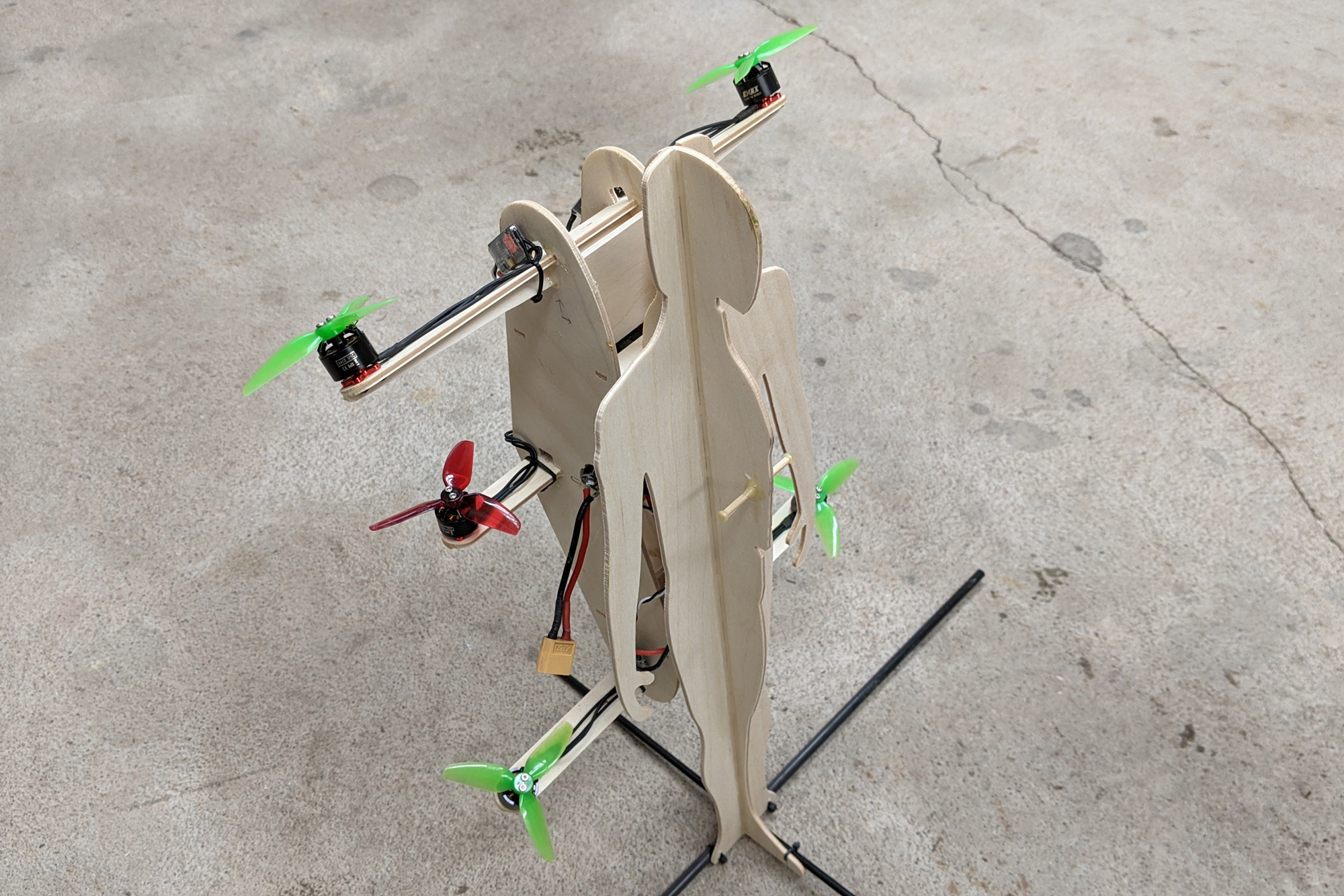 SkyPack P2 (prototype) top view SkyPack P2 (prototype) top view